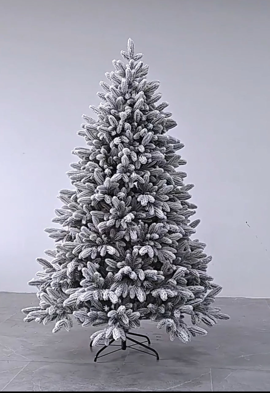 PE + PVC Snowy Christmas Tree