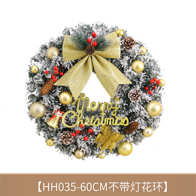 60cm Christmas wreath with ornaments