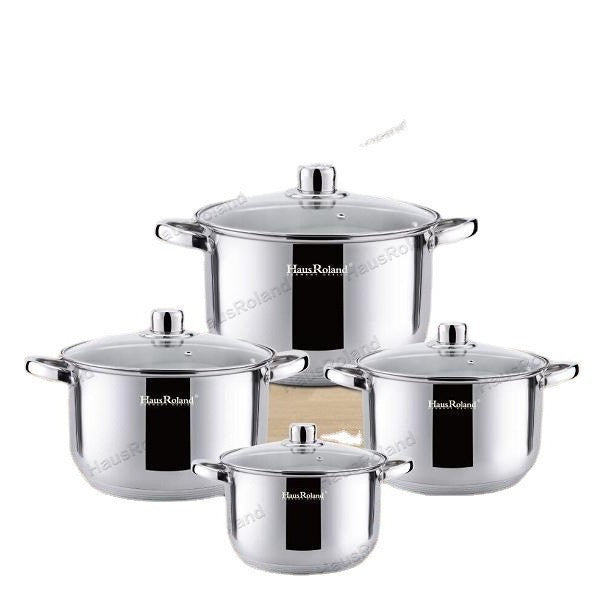 4 piece stainless steel pot