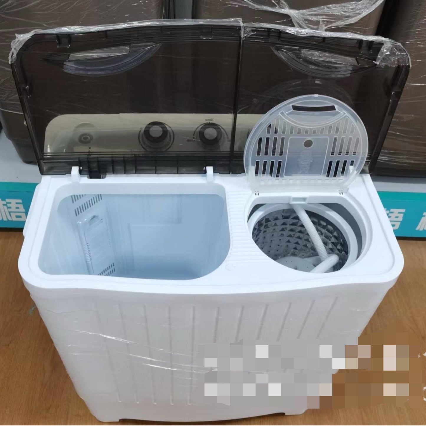 7kg double drum washing machine - can spin