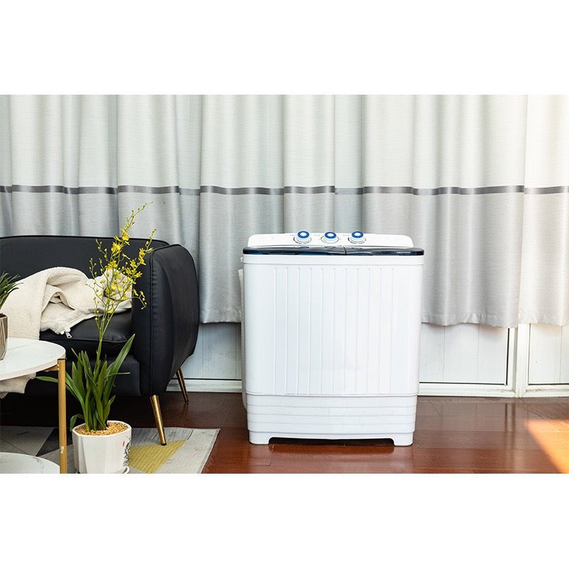 7kg double drum washing machine - can spin
