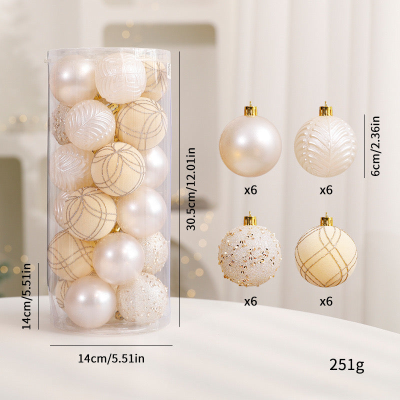 24 Christmas Ornaments