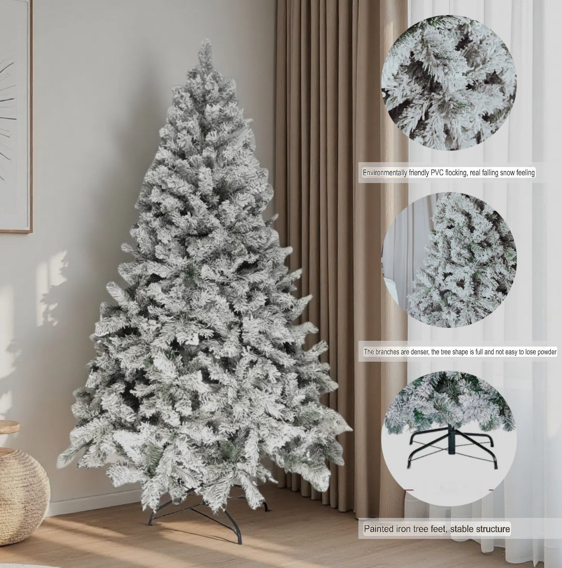 PVC Snowy Christmas Tree