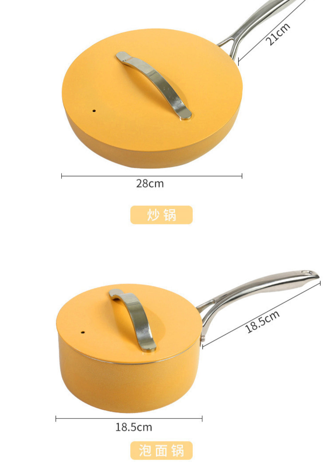4 piece ceramic pot set