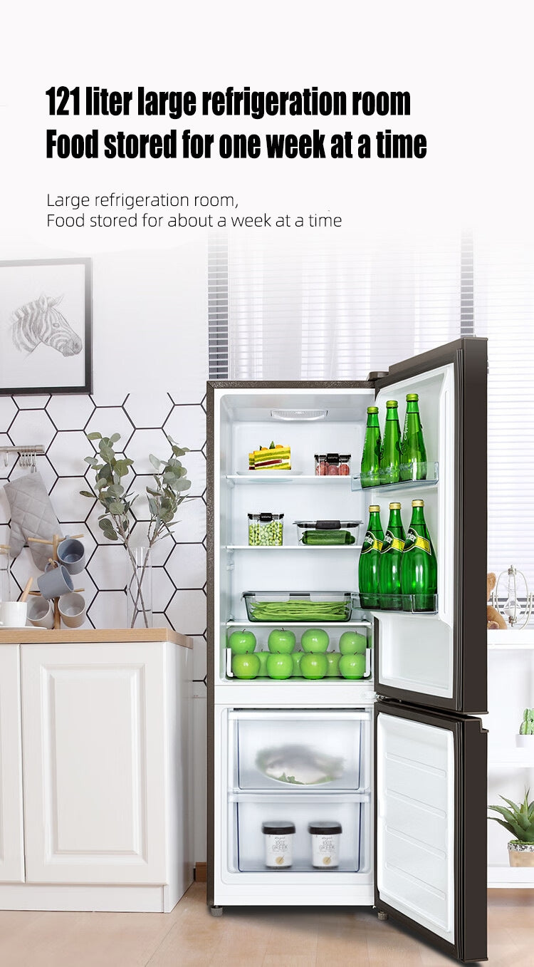 TCL double door 121L fridge