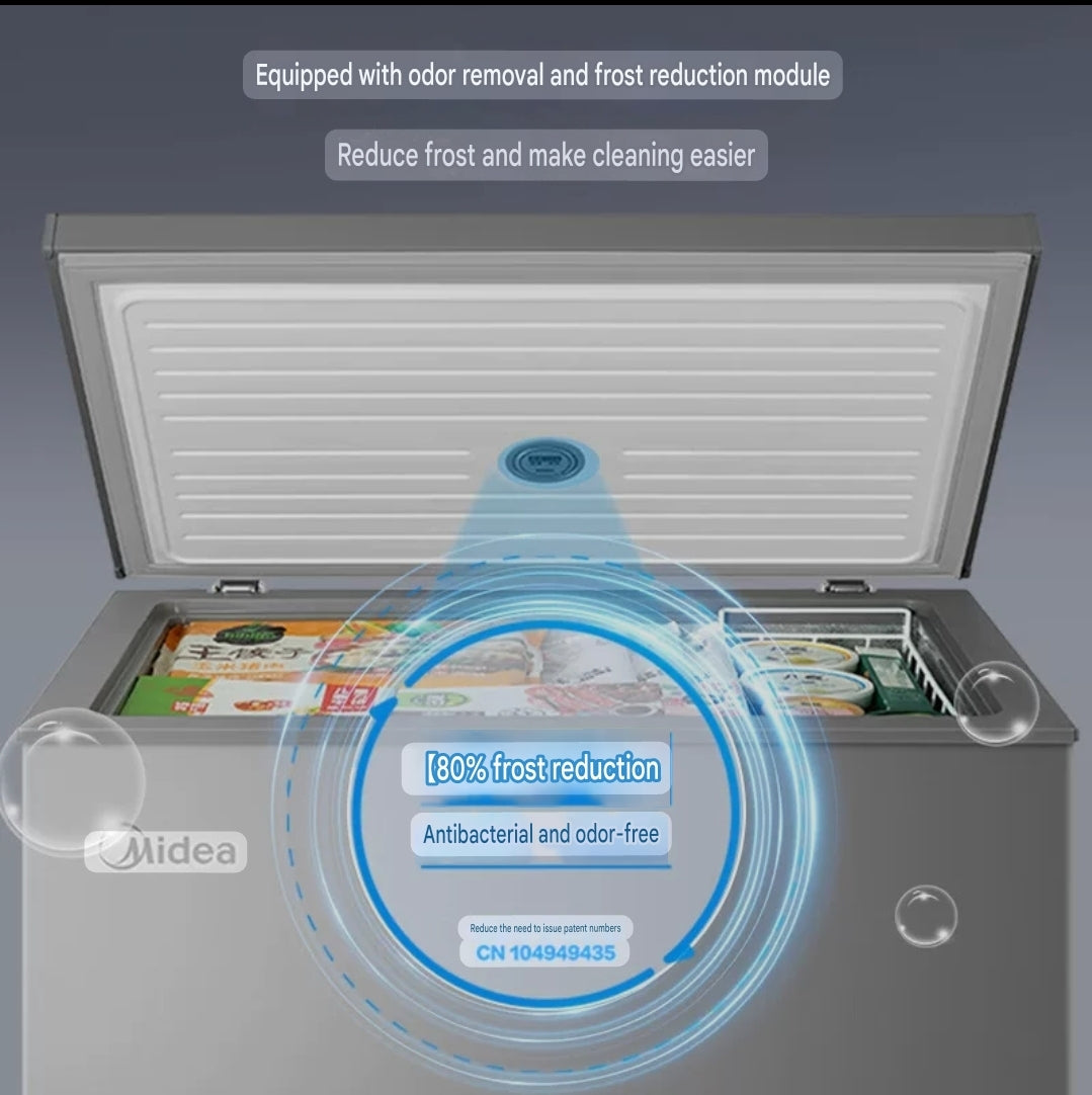 Midea 200L chest freezer