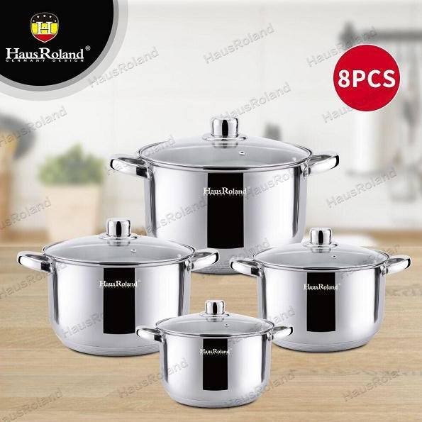 4 piece stainless steel pot