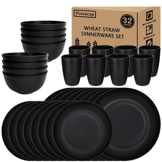 Wheat straw dinner set