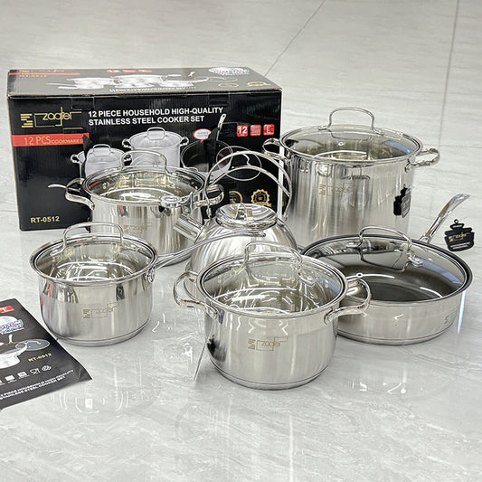 6 piece stainless steel