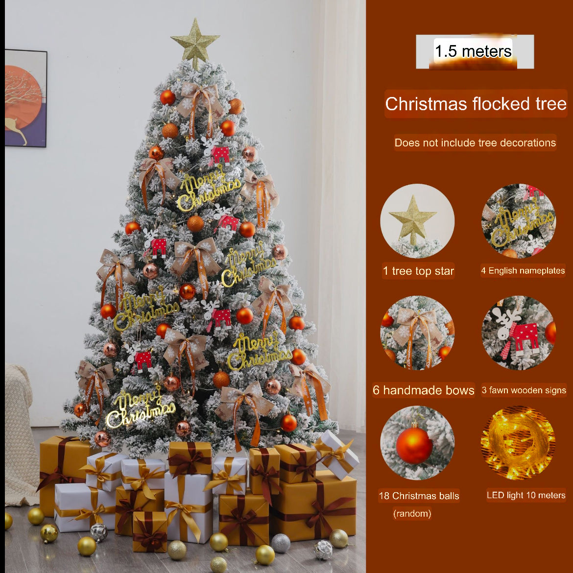 PVC Snowy Christmas Tree + Decor