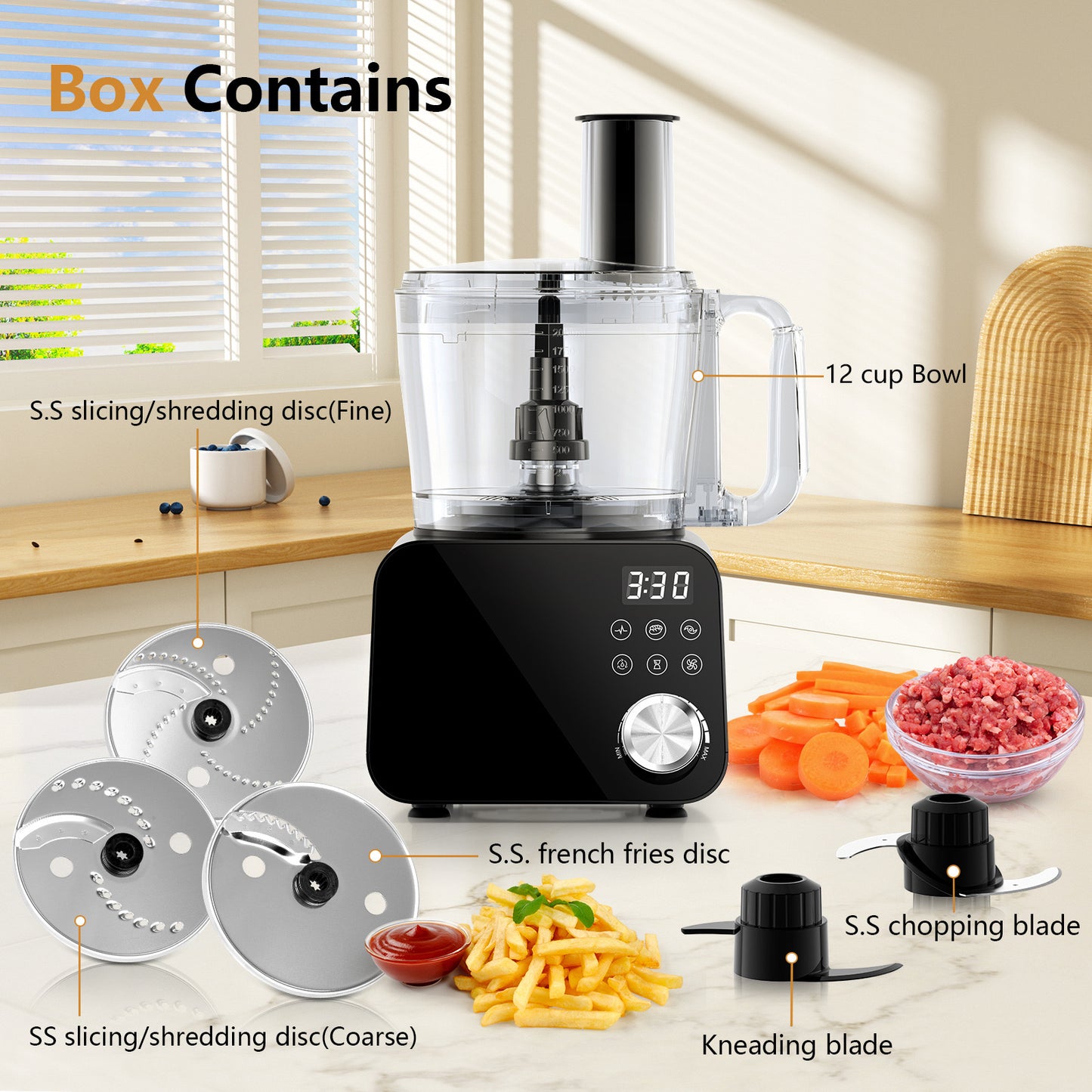 Multifunction food processor