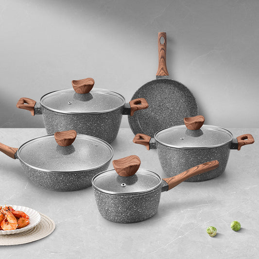 5 piece granite pot set