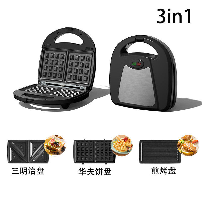 3 in 1 waffle and toast maker