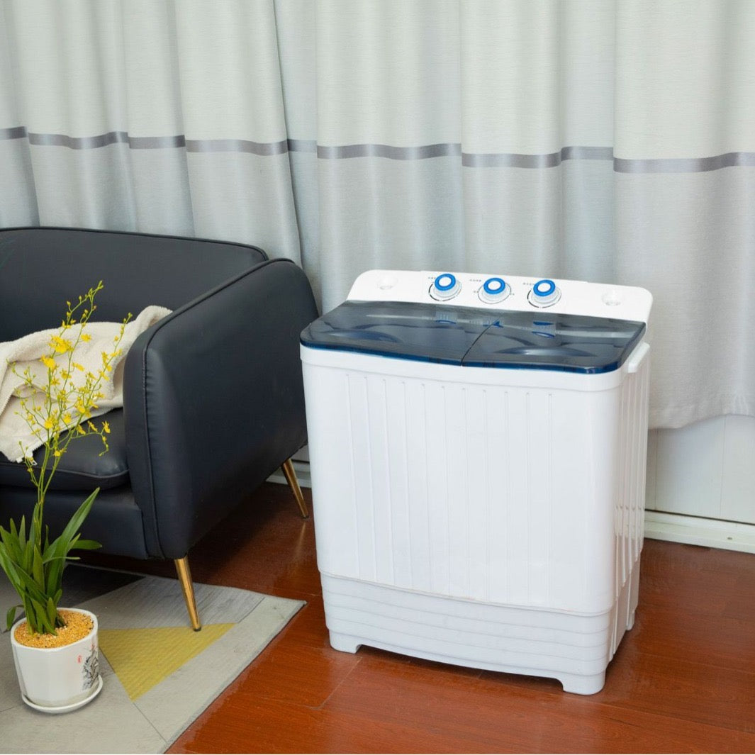 7kg double drum washing machine - can spin
