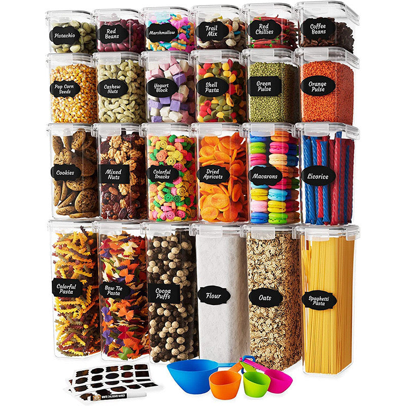 24piece storage jars