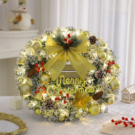 60cm Christmas wreath with ornaments