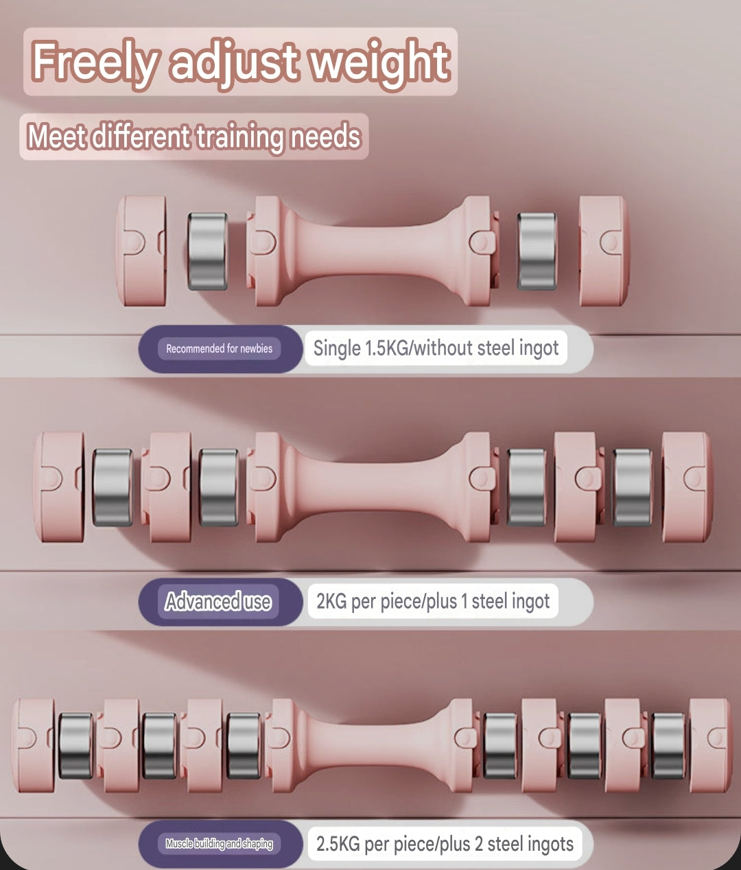 5kg adjustable dumbbell