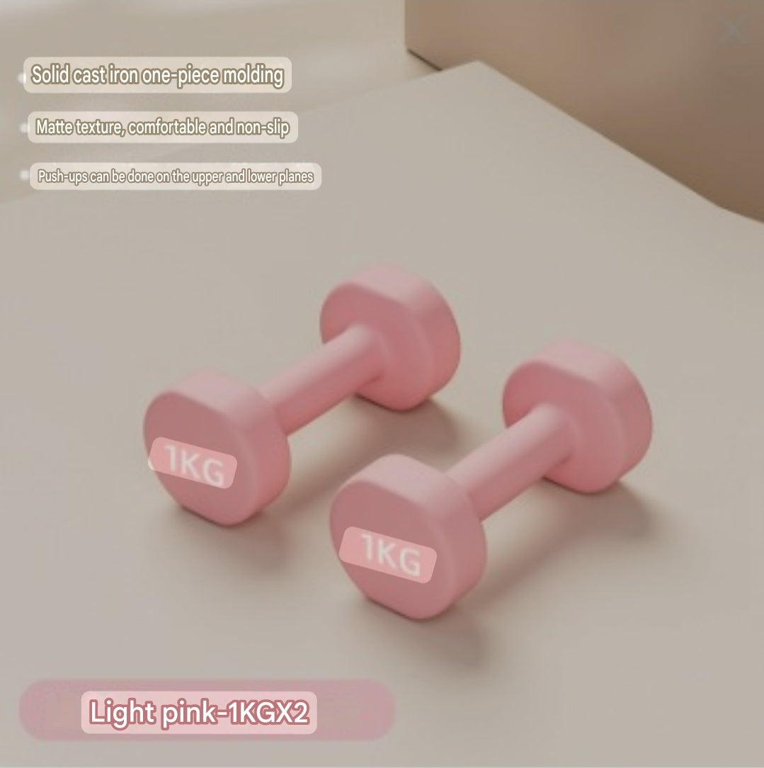 2 Set Pink Dumb bells