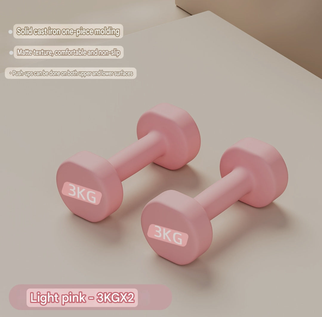 2 Set Pink Dumb bells