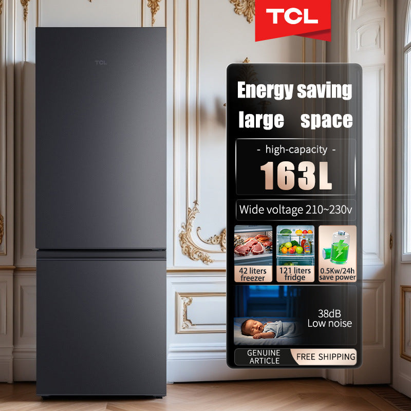 TCL double door 121L fridge