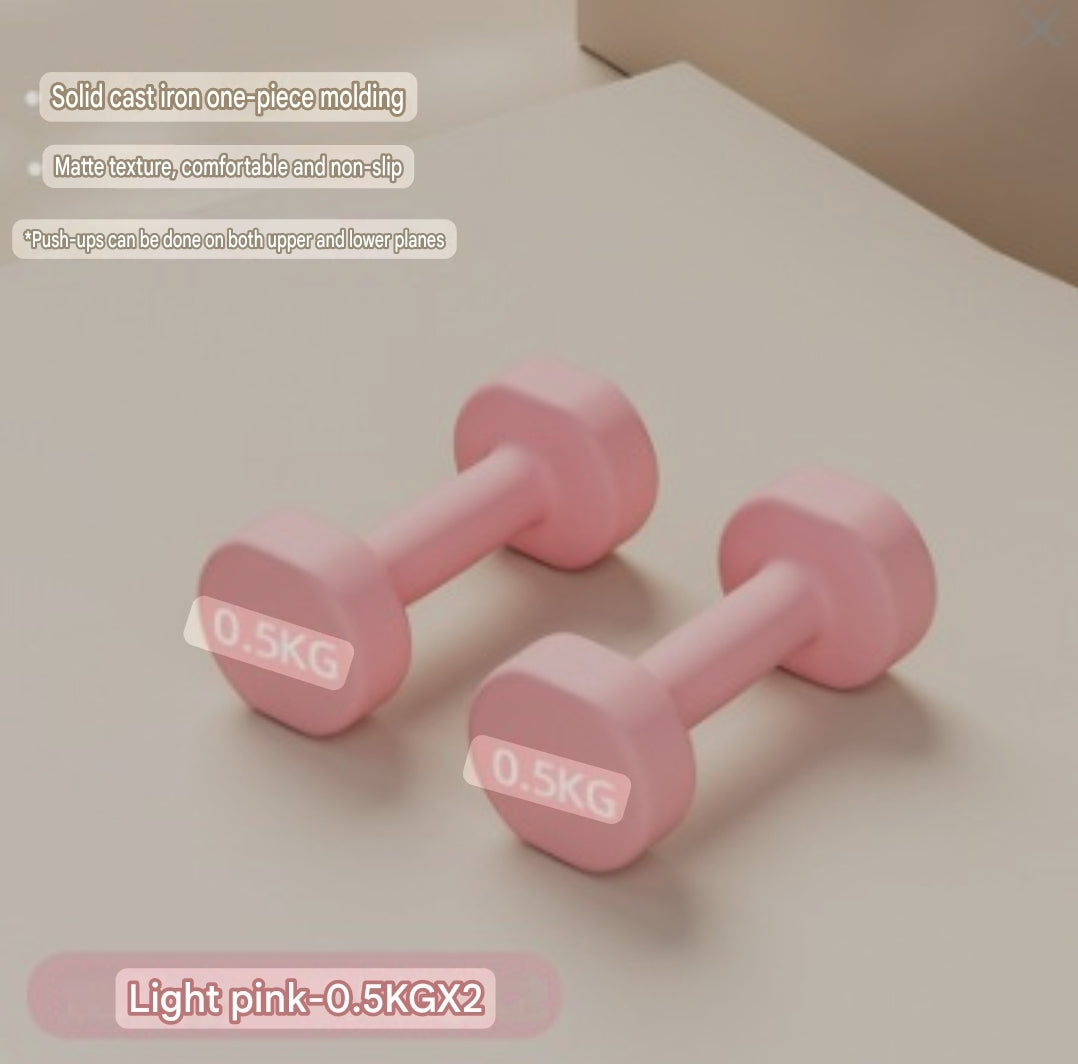 2 Set Pink Dumb bells