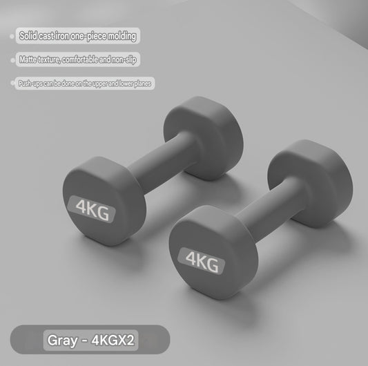 2 Set Grey Dumbbells