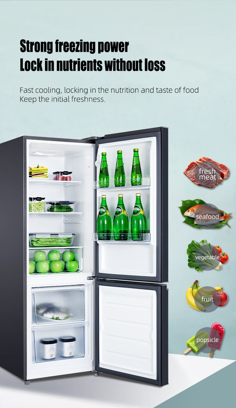 TCL double door 121L fridge